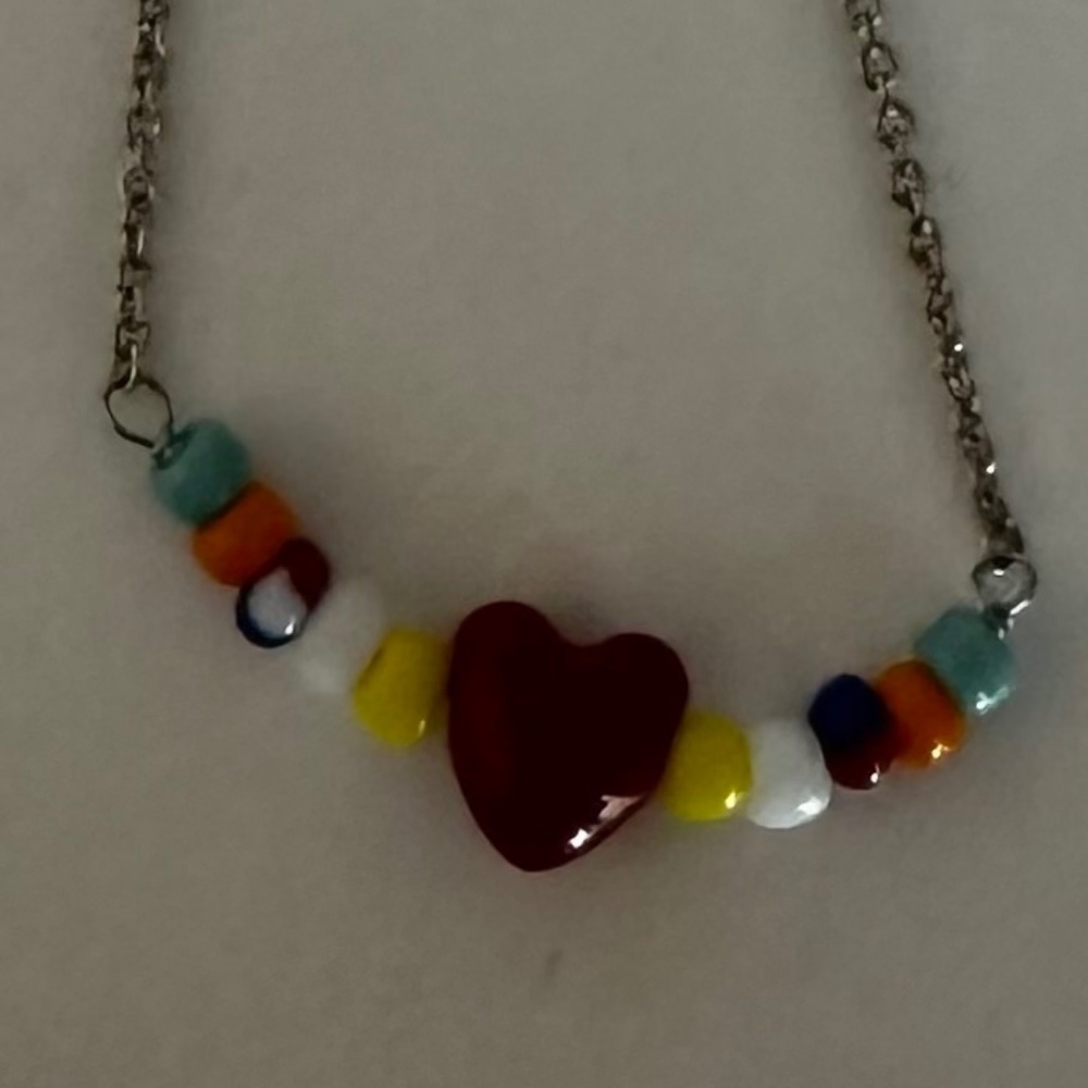 Jewelry:  Heart bracelet